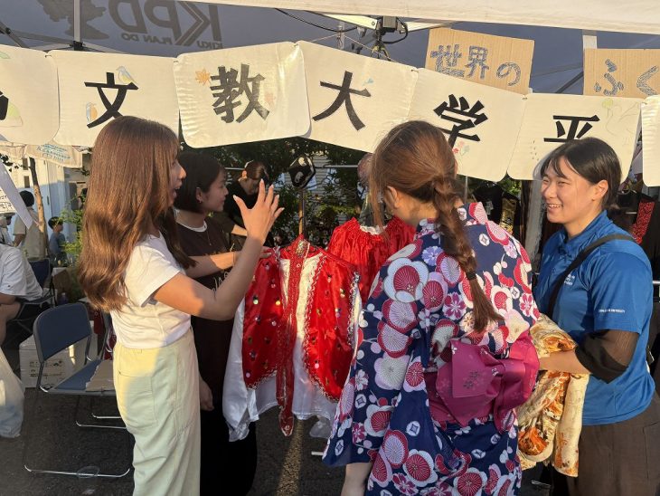 平和部・SDGs研究会・学生有志が地域イベント【噂通りの大文字祭り】で活躍！ 