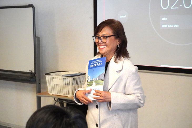 〔海外姉妹校〕ラプラプセブ国際大学のグレース学長が広島文教大学を訪問