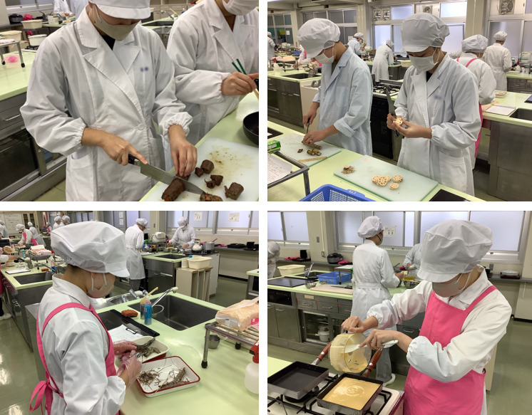 応用調理学実習で「おせち」を作りました | 広島文教大学