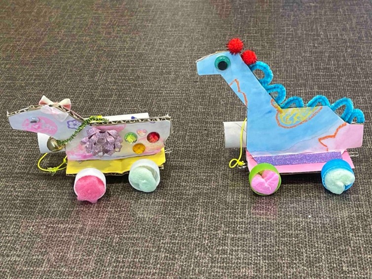 僕が小学校図工の時間に作った鹿のオブジェ　チョウピラコ様宿る 図画工作ゼミ 広島市立可部小学校おやじの会との図工ワークショップ